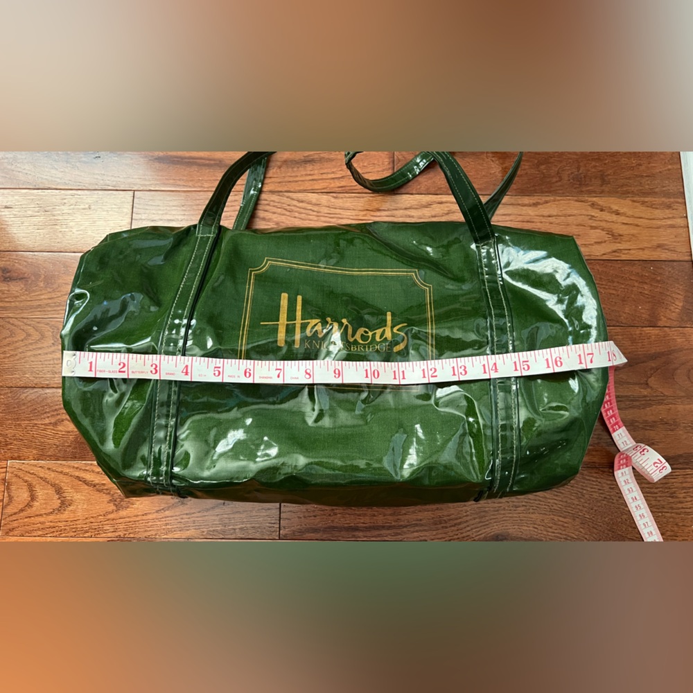 RARE-Vintage Harrods Duffel Bag - Picture 13 of 14